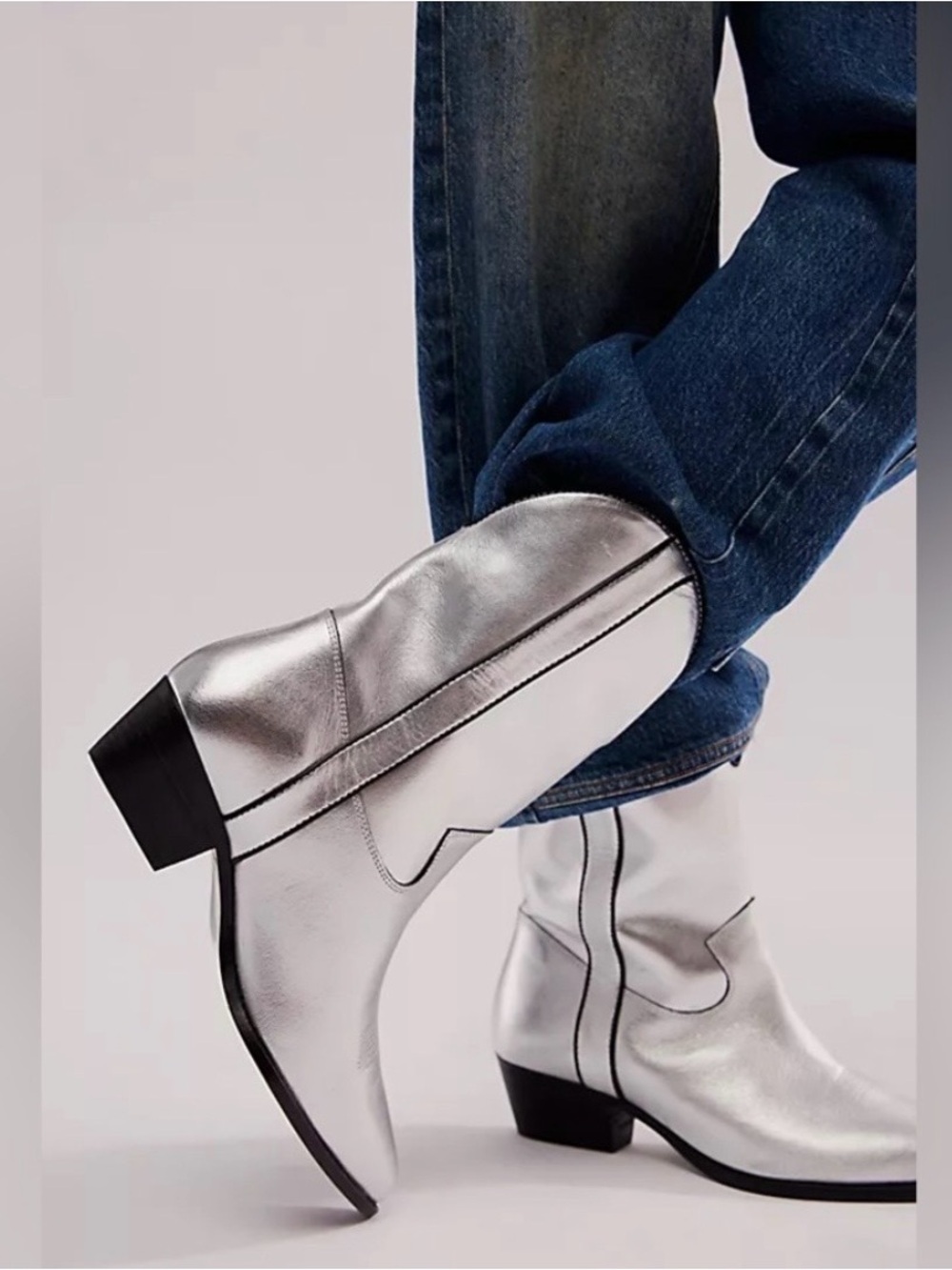 Free people borderline western boot size 37.5 NWOT